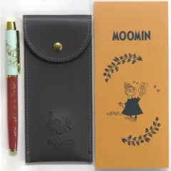【中古】文房具その他 ムーミン万年筆＆レザー調ペンケース ひとこと便箋セット 「ムーミン」 リンネル 2023年3月号 付録