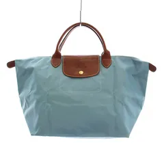 ロンシャン LONGCHAMP LE PLIAGE ORIGINAL ル プリアージュ オリジナル M トップハンドルバッグ トートバッグ ユーカリ ブルー /YM ■BM