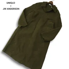処分価格❗️【美品】UNIQLO JW ANDERSONダブルフェイスシングル ユニクロ × JW ANDERSON ダブルフェイスシングルコート S ダーク