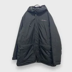 ☆Eddie Bauer☆エディーバウアー☆ダウンマウンテンパーカー☆ダウンジャケット☆アウトドア☆ブラック☆XL☆K24M
