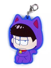 [중고] 키홀더·마스코트(캐릭터) 이치마츠(고양이) 케모마츠씨 고무 마스코트 [이치반 쿠지 오소마츠씨~우리와 함께 나가자~] I상