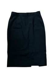 DOLCE&GABBANA ドルチェ&ガッバーナ シルク混 スカート ジップ サイズ42 黒系 レディース