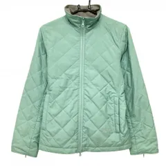 23区スポーツ 中綿ジャケット ライトグリーン 裏フリース レディース I(M) ゴルフウェア 23区