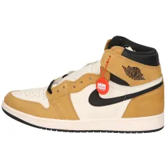 NIKE (ナイキ) AIR JORDAN 1 RETRO ROOKIE OF THE YEAR 555088-700 エアジョーダン1 ルーキーオブザイヤー ハイカットスニーカー ホワイト/ブラウン US12/30cm
