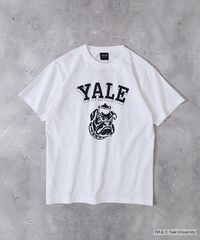 YALE イェール 半袖 College T-Shirt カレッジ Tシャツ 5.6oz ダブルステッチ メンズ レディース ロゴ アメカジ スポーツ ブルドック ブランド