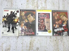 PSPソフト4本セット 喧嘩番長ポータブル 喧嘩番長3 喧嘩番長5 メタルギアソリッドポータブルオプス 250531