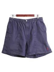 【お得なクーポン配布中!】 90s ポロ ラルフローレン コットン チノ ショートパンツ メンズ L 古着 オールド ショーツ 短パン バギーズ タイプ コットン ワンポイント