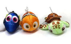 【中古】ぬいぐるみマスコット・ぬいぐるみバッジ 集合 ぬいぐるみチャーム3個セット 「ファイディング・ニモ」 東京ディズニーリゾート限定