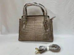 【大清水79-3-0801ss】Leather jewels レザージュエルズ クロコ 2way バッグ【中古】【レディース】