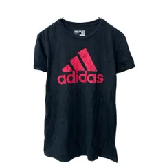 adidas 半袖 ロゴTシャツ レディース M アディダス ビッグロゴ 古着卸 アメリカ仕入 a705-5703