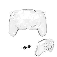 FOR Switch 2 Pro コントローラー ケース 透明保護ケース ハードケース 高品質素材 全面保護 防塵 傷防止 汚れ防止 携帯に便利 人体工学設計 Switch 2対応 コントローラ専用保護ケース