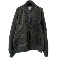 sacai MA1 カーキ sacai - sacai MA-1 Blouson ボンバージャケット カーキ 1