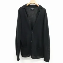 アニエスベーオム Agnes b. homme 2015 リネン ニット ジャケット カーディガン T2 ブラックのサムネイル