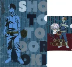 【中古】クリアファイル 轟焦凍 クリアフォルダーA4＆A6セット(クリアファイル) 「僕のヒーローアカデミア×文房具カフェ 2018」