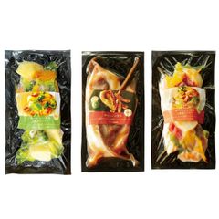 【香味バター×1、ガーリックソース×1、もろみ醤油×1 1パック200g】人気のアトランティックサーモンのハラス産地直送