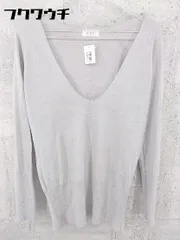 ◇ KBF アーバンリサーチ Vネック 長袖 ウール ニット セーター FREEサイズ グレー系 レディース 【中古】 【1002800702206】