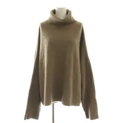 スピック&スパン Spick&Span 23AW フォックスウール ロングリブタートルプルオーバー ニット セーター 長袖 茶 ブラウン /KO ■OS