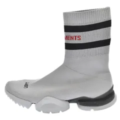VETEMENTS (ヴェトモン) 17AW 香港限定 ×Reebok SSCREW SOCK RUNNER リーボック ロングレングスソックススニーカー グレー CN3309 US10 #dg2302のサムネイル