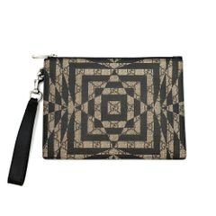 【極美品】GUCCI　グッチ　GGカレイド　クラッチバッグ　セカンドバッグ　黒　カーキベージュ　ブラウン　幾何学模様