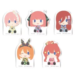 【中古】アクリルスタンド・アクリルパネル 全5種セット ちょこのっこ アクリッツスタンド 「一番くじ 五等分の花嫁* ～ぬくもりを分かち合って～」 N賞