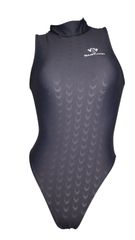 SWIMHXBY 競泳水着 レディース 濃灰 バックジップ  ウォーターポロ S-7XL
