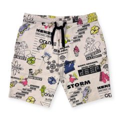 KENZO ケンゾー CARTOON FLYER 総柄 イージー ハーフパンツ ショートパンツ ショーツ サイズ M /ホワイト×マルチ