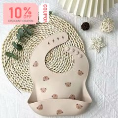 【フォロー割で10%OFF】シリコンスタイ　お食事グッズ 　お食事スタイ　お食事エプロン　シリコンビブ　エプロン　保育園　ギフト　ベビー