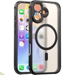 【絶妙な手触りと肌触り・人気高精密Magsafe対応】 iPhone 17 専用 ケース 米軍MIL規格 耐衝撃 吸収 頑丈 ソフトクリア 薄型軽量 携帯ケース あいふぉん17 強化マグセーフ充電対応 iPhone17 【レンズカバーとストラップホー