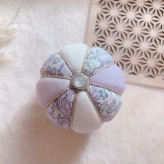 リバティ手毬❀　－彩－ 8cm単品　　〜七五三撮影小物〜