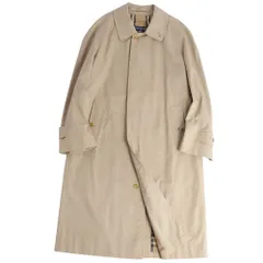 美品 Vintage バーバリー Burberrys コート ステンカラーコート バルマカーンコート コットン アウター メンズ 30(M相当) ベージュ