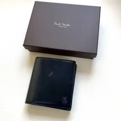 ポールスミス　Paul Smith 二つ折り財布　合皮素材