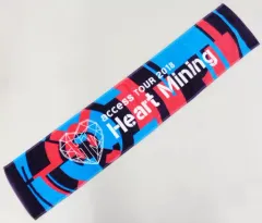 【中古】タオル・手ぬぐい(男性) access マフラータオル 「access TOUR 2018 Heart Mining」