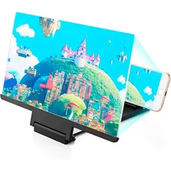 【新品】 スクリーンアンプ スマホ拡大鏡スタンド 5倍大画面 携帯画面拡大鏡 人気 3D 携帯 360°自由回転