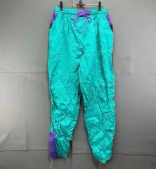 ユーロヴィンテージ70-80's ナイロンパンツ メンズXL 水色