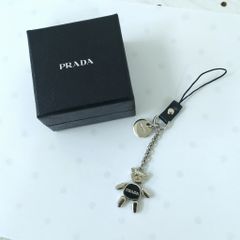 PRADA プラダ テディベア チャーム ストラップ キーホルダー ブラック  