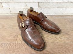 ■Church's チャーチ モンクウイングチップ ビジネスシューズ 革靴 メンズ イングランド製 5404121 7C F 73 26cm相当 (他193)