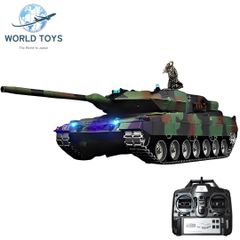 ラジコン　戦車　1/16スケール　Heng Long（ヘンロン）最上級グレード　7.0 ver（最新機種+改良モデル）　ワールド　トーイズ
