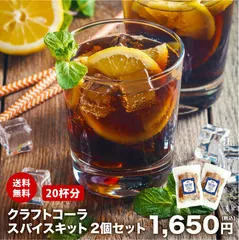 クラフトコーラ スパイスキット10杯分×2個 【送料無料 レシピ付】チャック付袋入り 梅シロップ レモネード 作りにも！