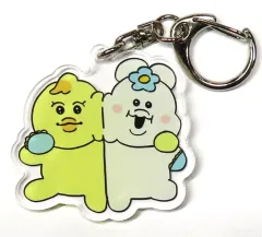 【中古】キーホルダー んぽちゃむ＆きみまろ(頬くっつき) アクリルキーホルダー 「んぽちゃむ POP UP SHOP」