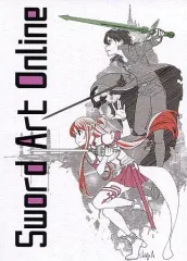 【中古】ポストカード(キャラクター) キリト＆アスナ(SAO) 足立慎吾描き下ろしイラストポストカード 「劇場版 ソードアート・オンライン -オーディナル・スケール-」 第2週劇場来場者特典