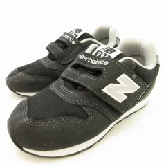 ニューバランス NEW BALANCE 24AW 現行モデル 996 ベビーシューズ スニーカー インファント CR搭載 ベルクロ開閉 IZ996BK3 黒 ブラック 15㎝ 1213 ☆AA★