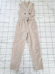 ◇ Θ RESEXXY リゼクシー ノースリーブ オールインワン サイズF ベージュ系 レディース E  【1509100083771】