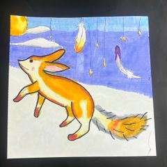 【原画】手描きイラスト　フェネック