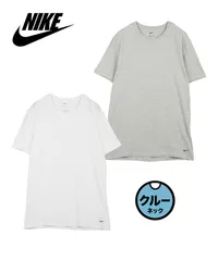 新品 未使用 並行輸入 ナイキ NIKE Tシャツ 【2枚セット】RELUXE ESSENTIAL メンズ クルーネック＆Vネック 516073 Cホワイトグレーセット