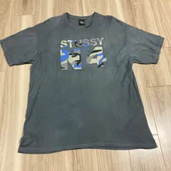 【人気】ステューシー　メキシコ製　デカロゴ　N4　Tシャツ　ボロ　グリーン 人気】ステューシー メキシコ製 デカロゴ N4 Tシャツ ボロ