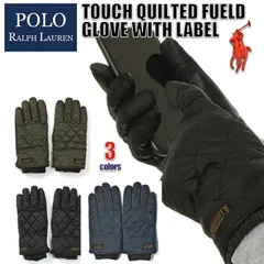 【新品・未使用】ラルフローレン 手袋 スマホ対応 メンズ レザー POLO RALPH LAUREN キルティング 本革 革 てぶくろ グローブ 防寒 スマホ スマホ操作対応 USAモデル USA ブランド おしゃれ 通勤 ビジネス