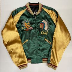 スカジャン テーラー東洋　舞妓×CHIEF 69.【希少】テーラー東洋 「舞妓×CHIEF」リバーシブルサテン