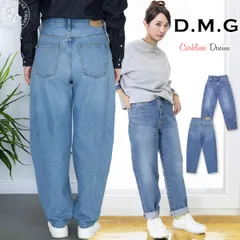 【 タックインスタイルもおすすめ 】 ジーンズ ドミンゴ DMG D.M.G カーブラインデニム ユーズド加工 ジーンズ