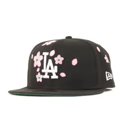 【新品】NEW ERA ニューエラ キャップ サイズ:7 3/8(58.7cm) / 25SS MLB 東京シリーズ 開幕戦 記念 村上隆 ロサンゼルス・ドジャース ベースボールキャップ / ブラック 黒 / コラボ 帽子【メンズ】