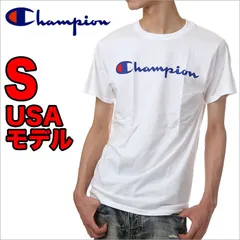 【訳あり】【新品】チャンピオン Tシャツ S 白 ホワイト メンズ CHAMPION 半袖 無地 胸・袖ロゴ USAモデル 大きいサイズ 230506-20-S